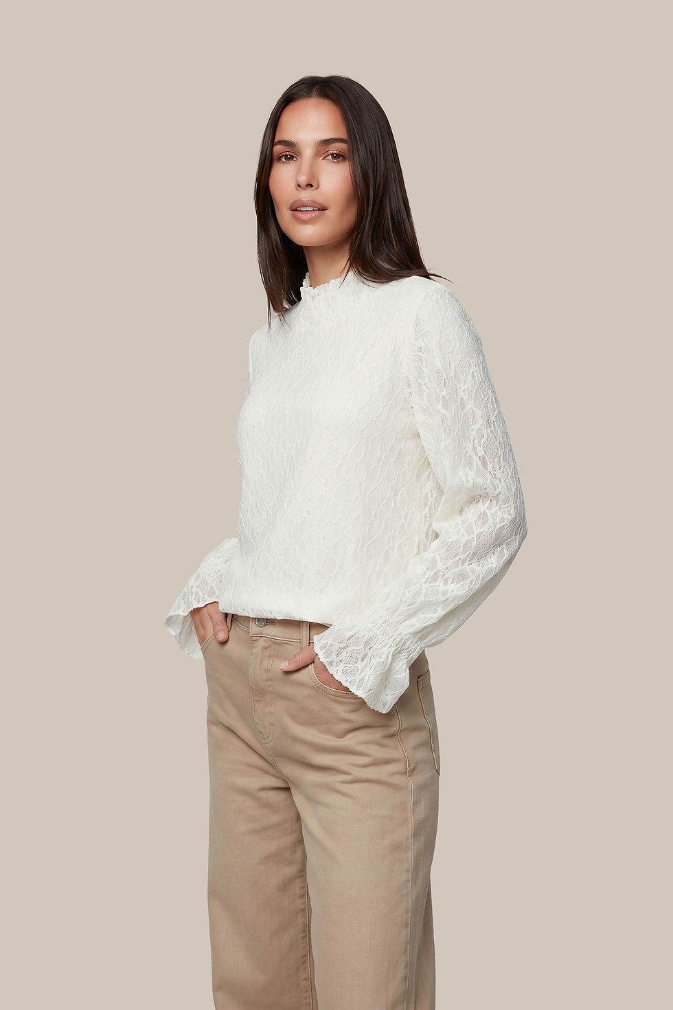 Thumbnail: G-maxx top Éabha wool white