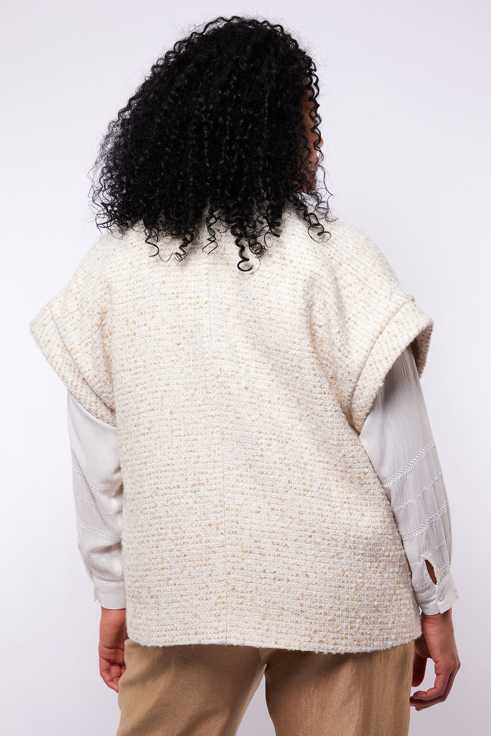 Thumbnail: Exxcellent gilet Della ecru