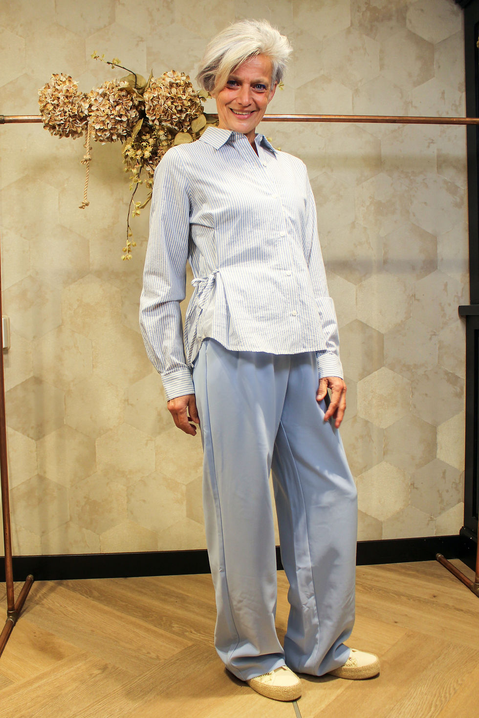 Thumbnail: IVY Beau broek Venya powder blue