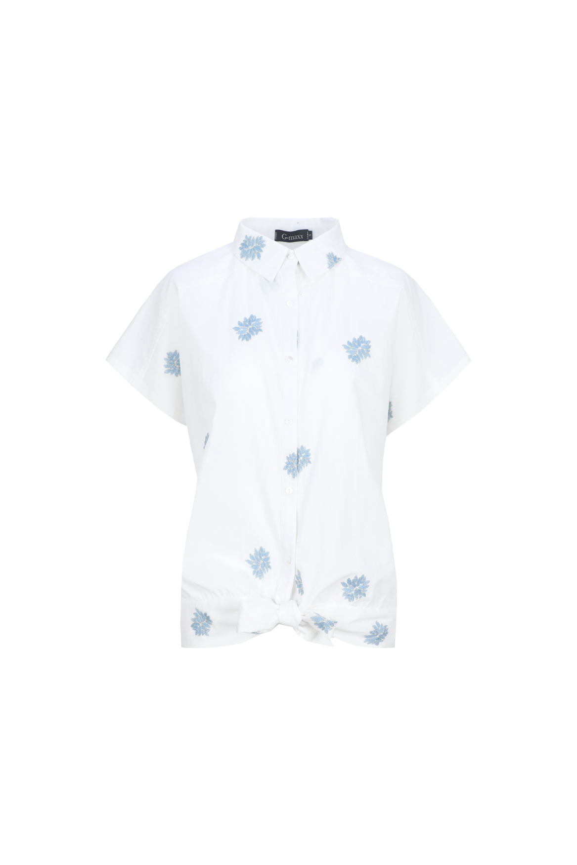 G-maxx blouse Arlise offwhite/celestial blue