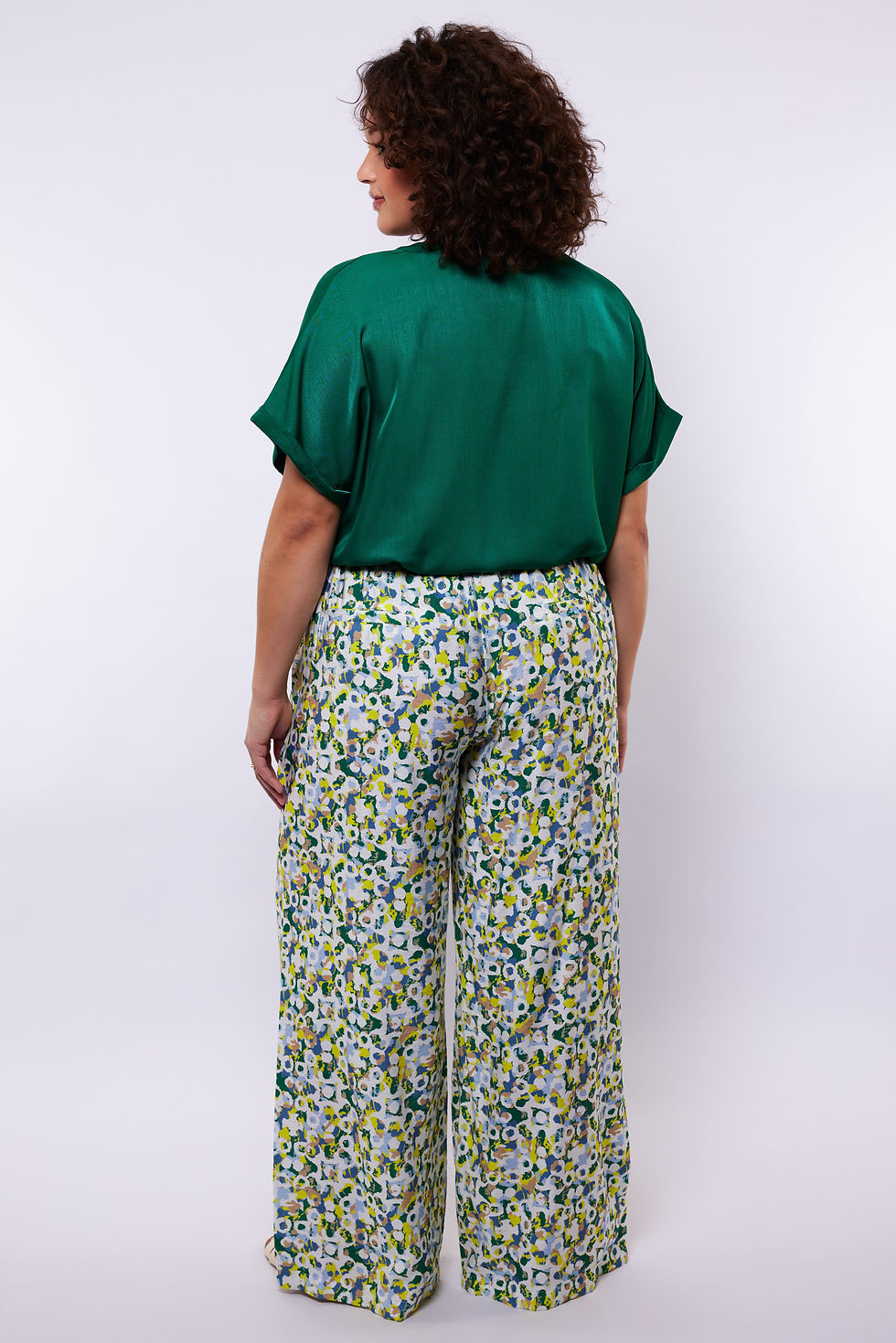 Thumbnail: Exxcellent broek Maris cyber lime/vintage green