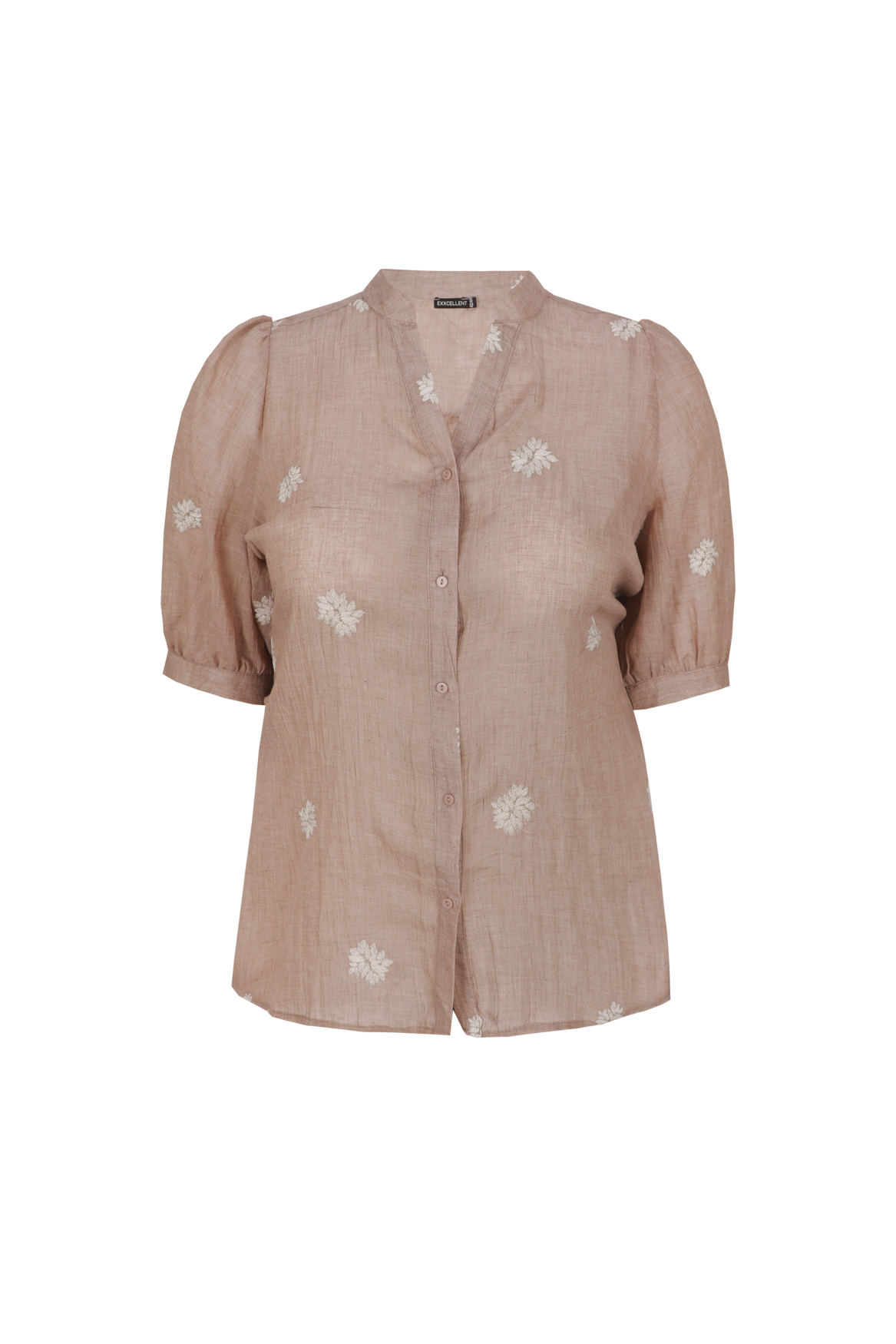 Exxcellent blouse Khloe latte/sand