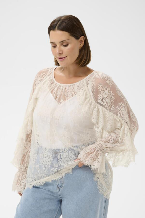 Thumbnail: Kaffe Curve blouse Amalie moonbeam