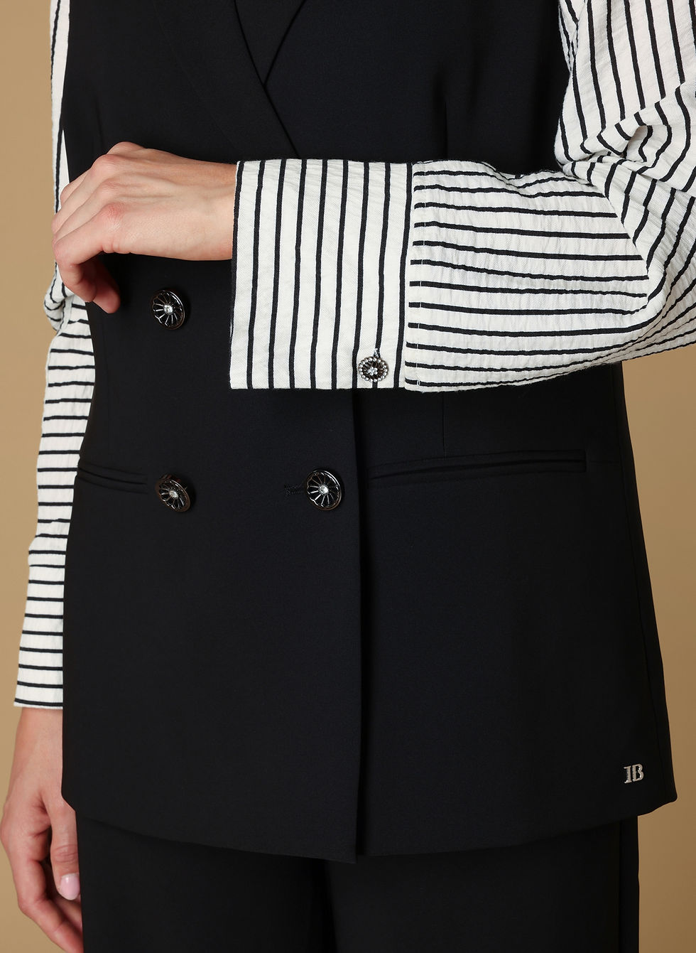 Thumbnail: IVY Beau gilet Sien zwart
