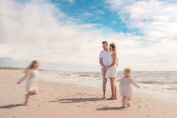 gezinsfoto strand duinen