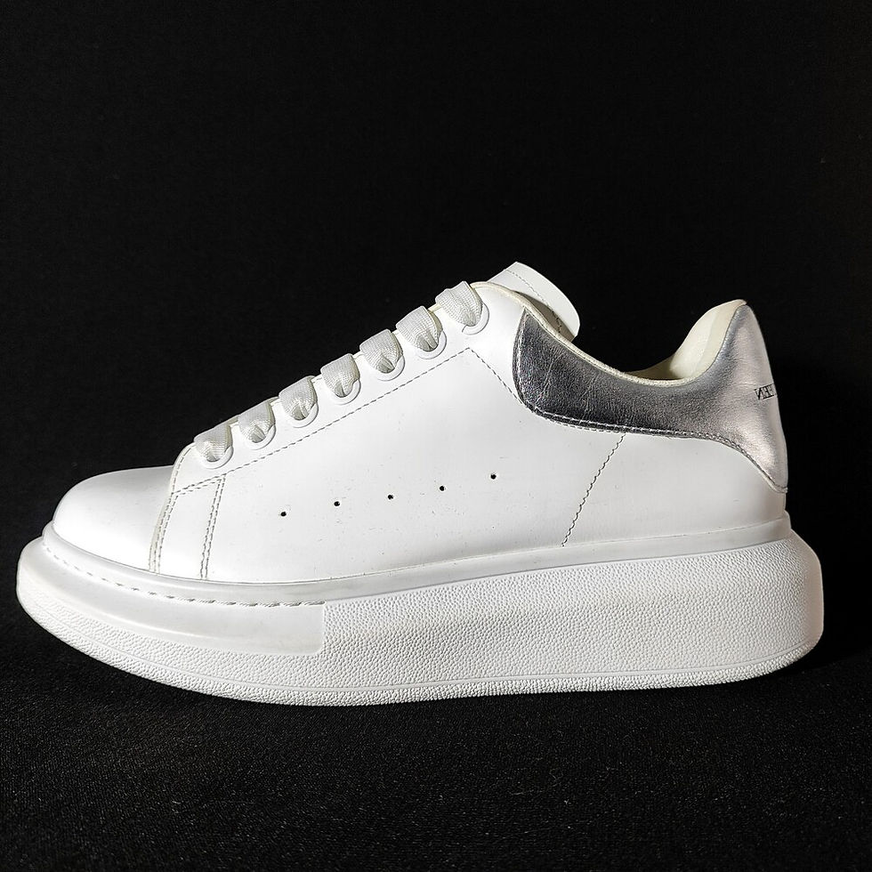 ALEXANDER MCQUEEN GÜMÜŞ BEYAZ