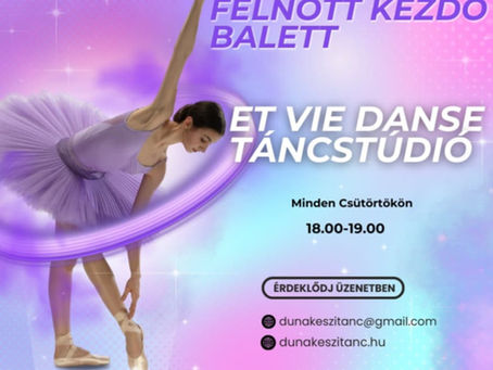 Felnőtt kezdő balett tanfolyam indul