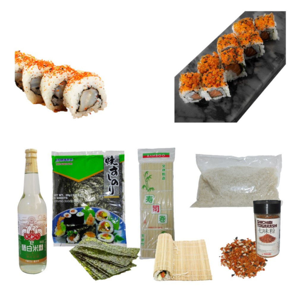 Set Makis 5pz Togarashi|Nori|Arroz Glutinoso|Vinagre|Esterilla