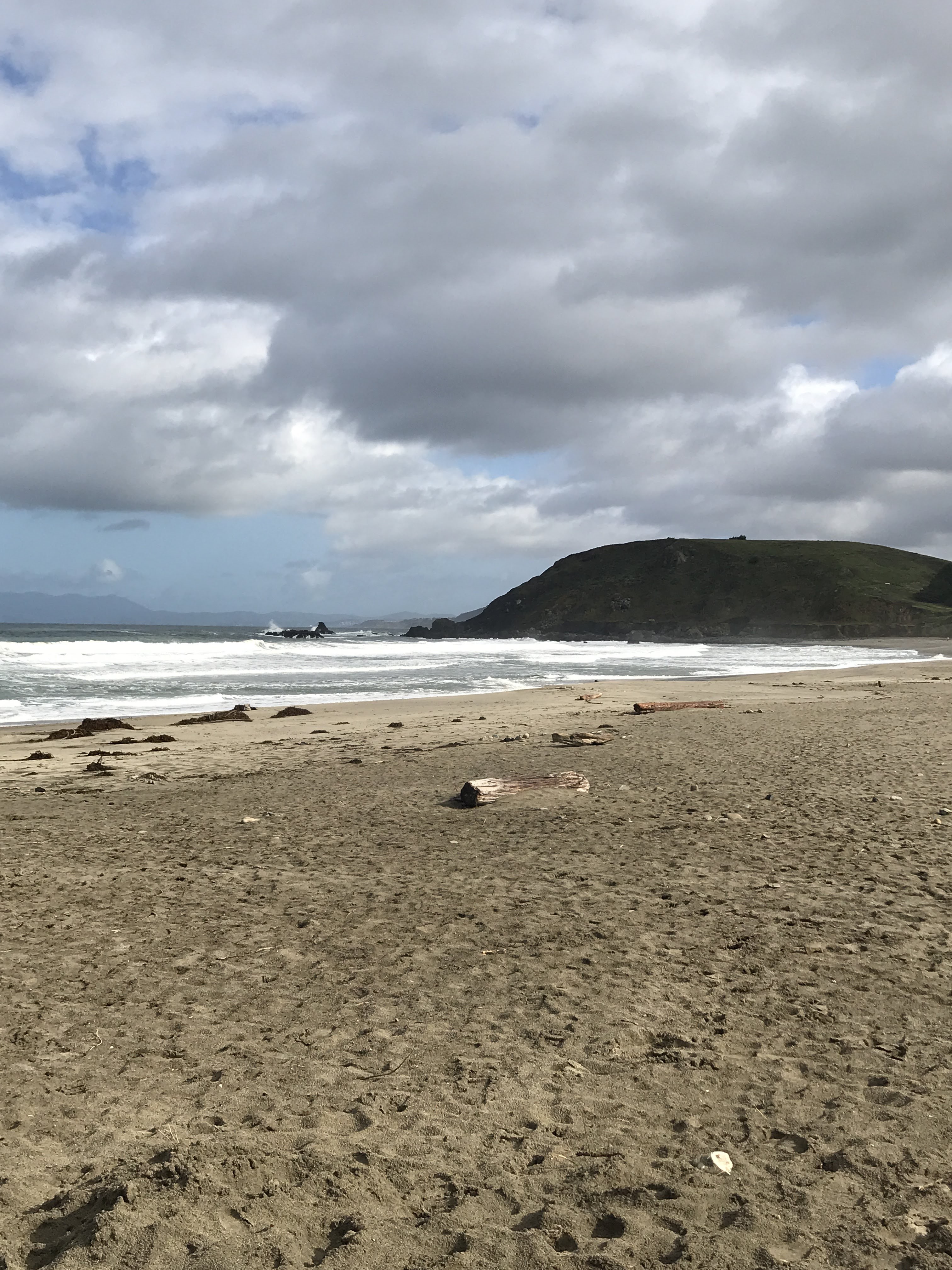 Pacifica Beach - grey and cloudy