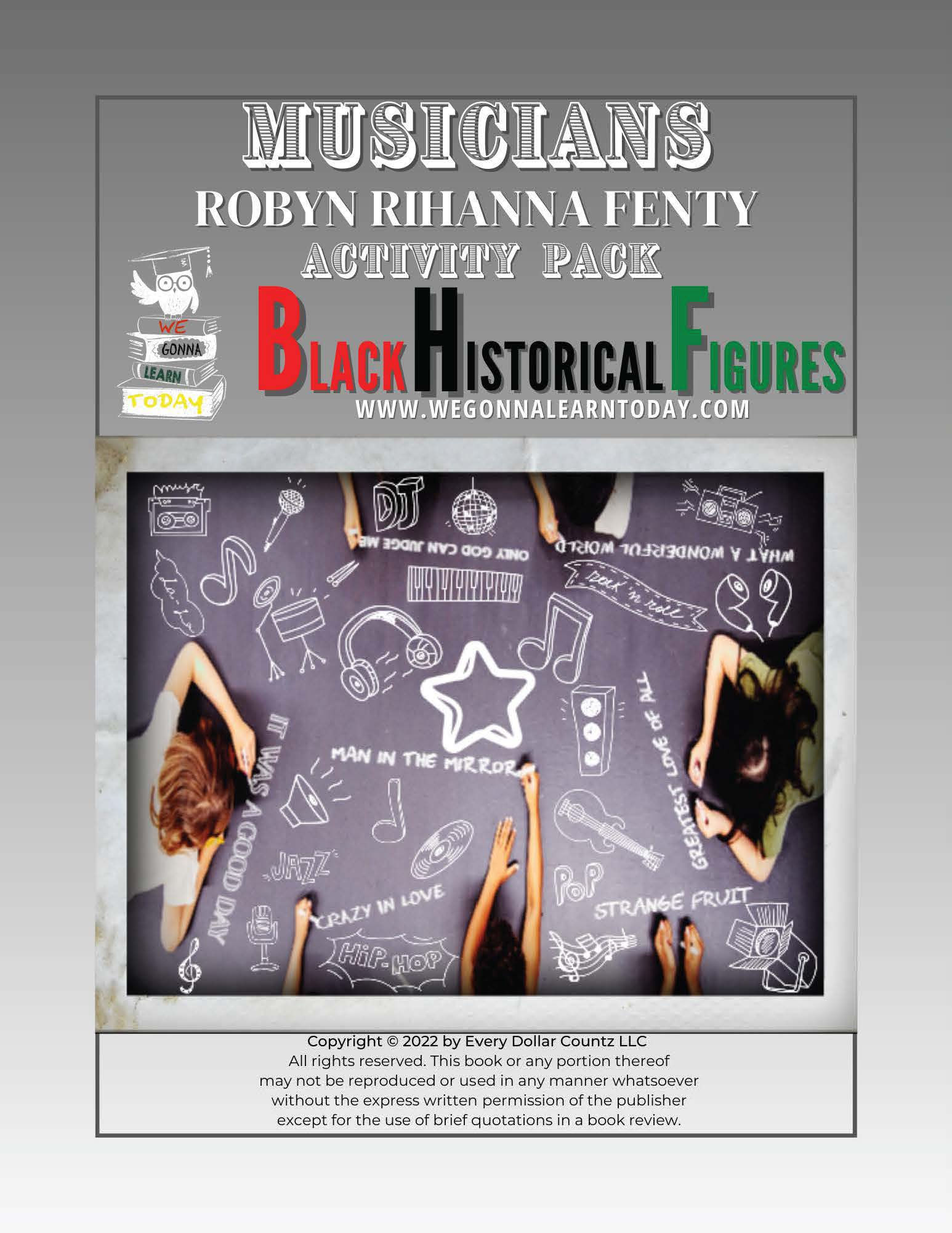 Activity pack  BHF Musicians (Robyn Fenty)