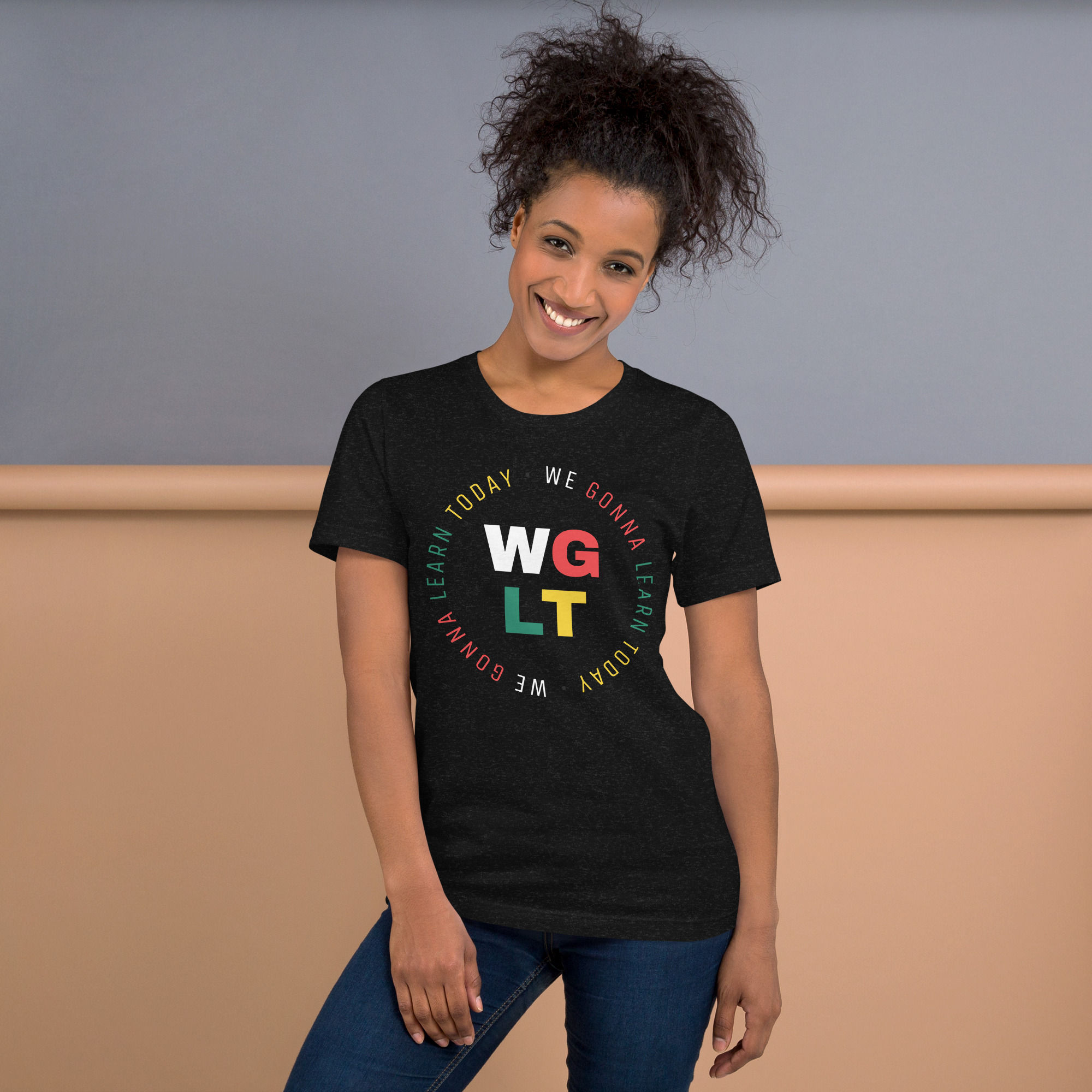WGLT-Center-Wht-Unisex t-shirt