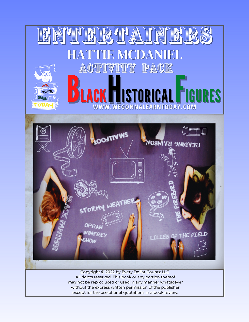 Activity pack  BHF Entertainers (Hattie McDaniel)
