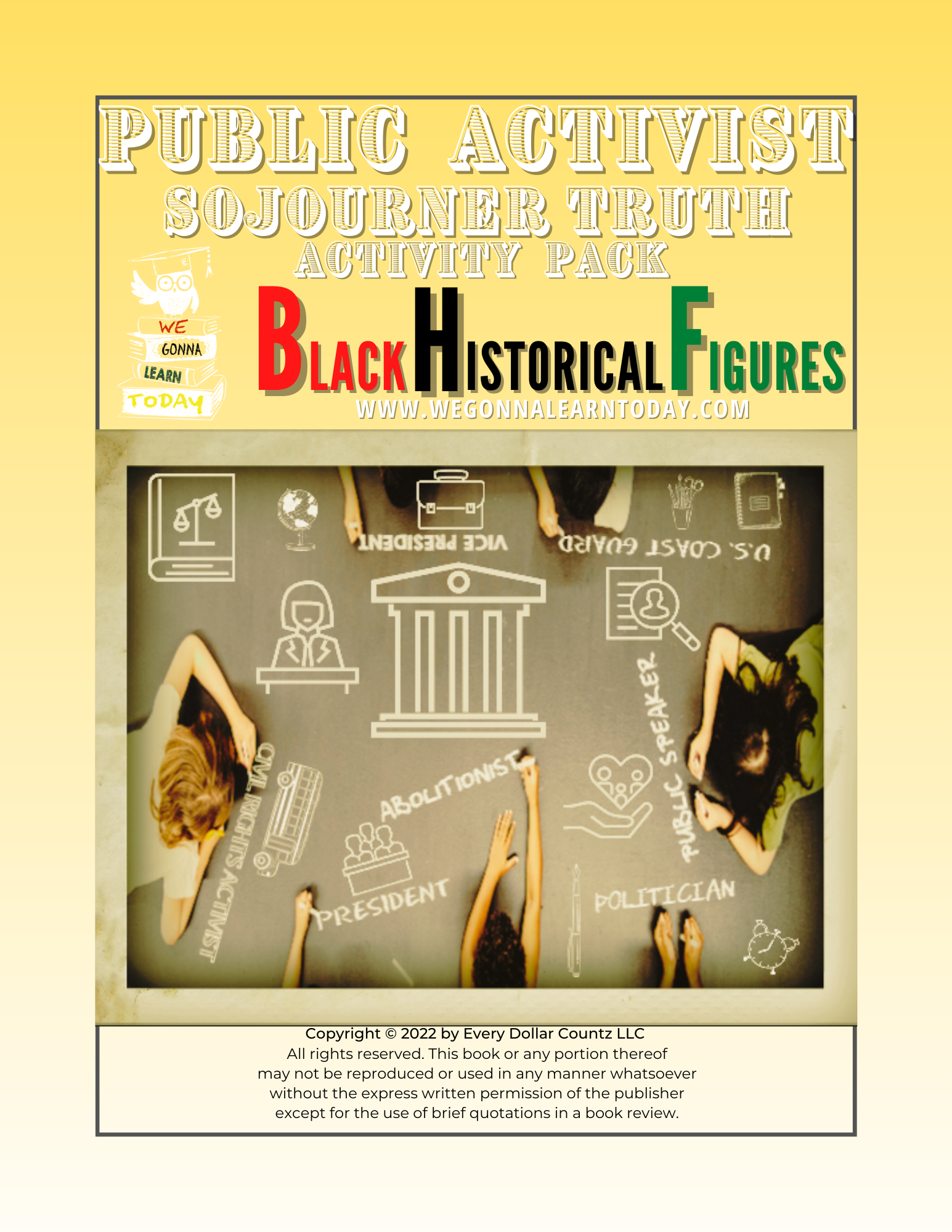 Activity pack BHF Public Activist (Sojouner Truth)