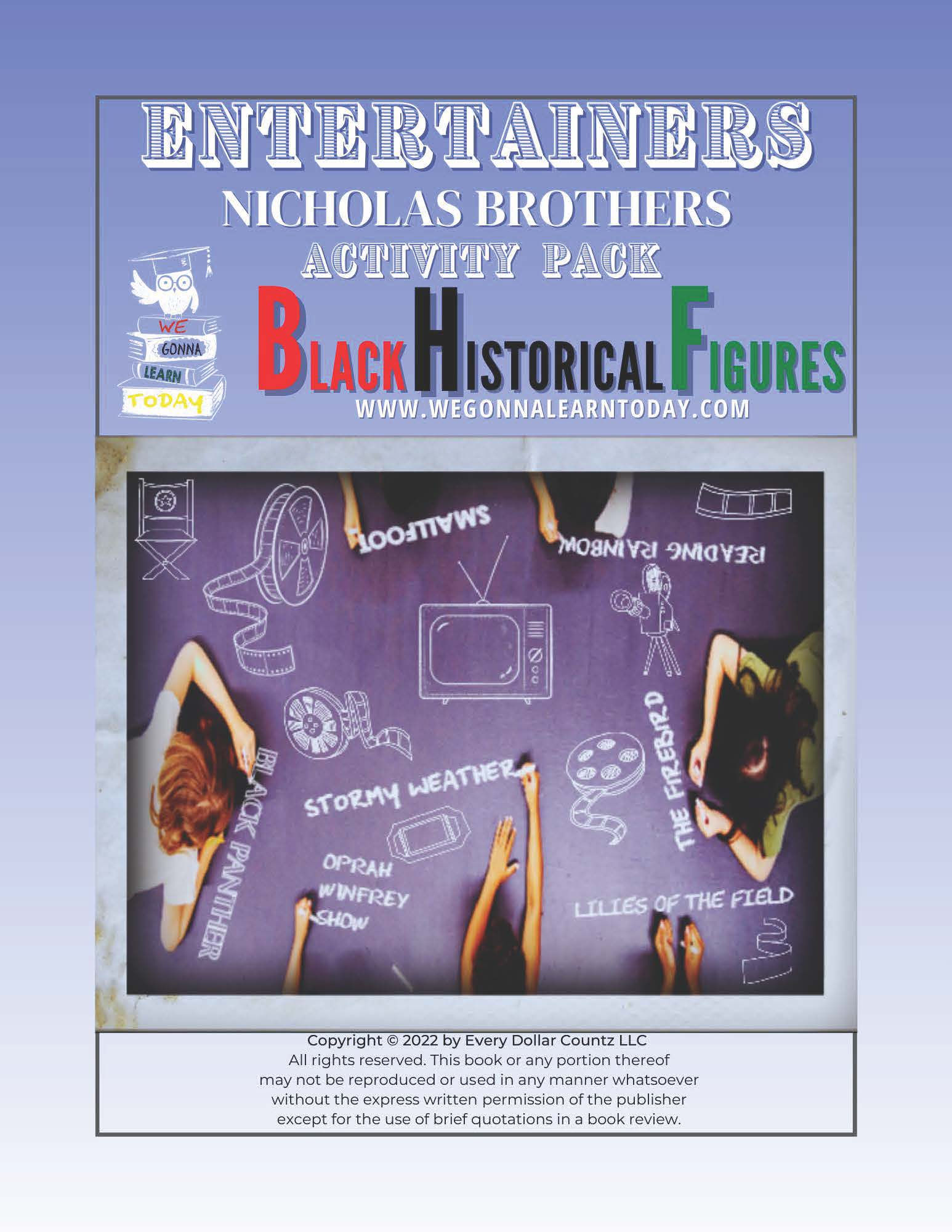 Activity pack  BHF Entertainers (Nicholas Brothers)
