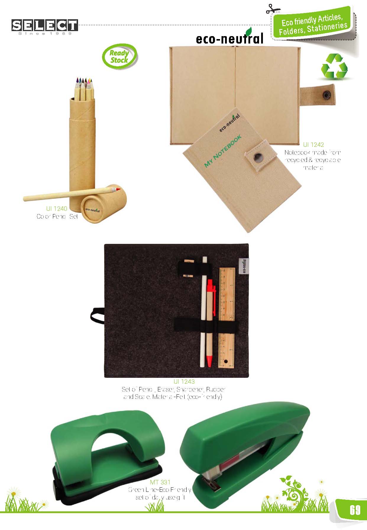 Diary and stationery set