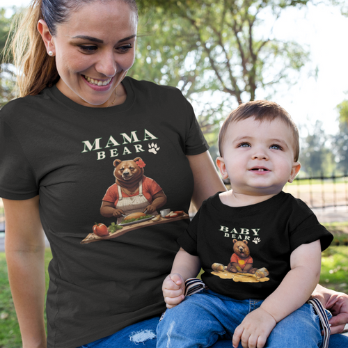 Baby Bear T-Shirt – Cute & Playful Bear Kids Tee for Little