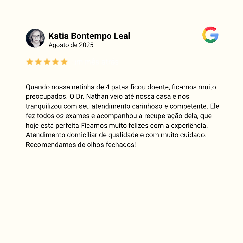 Depoimento no Google Meu Negócio da Katia Leal