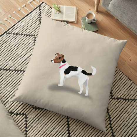 Jack Russell Floor Pillow
