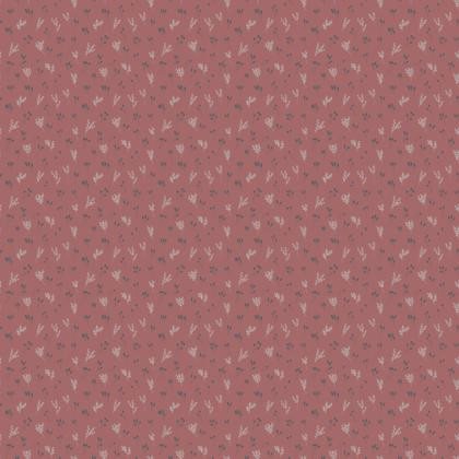 Pink Floral Branches Fabric