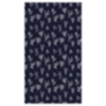 Navy/White Branches Roller Blind