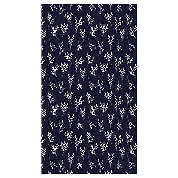 Navy/White Branches Roller Blind