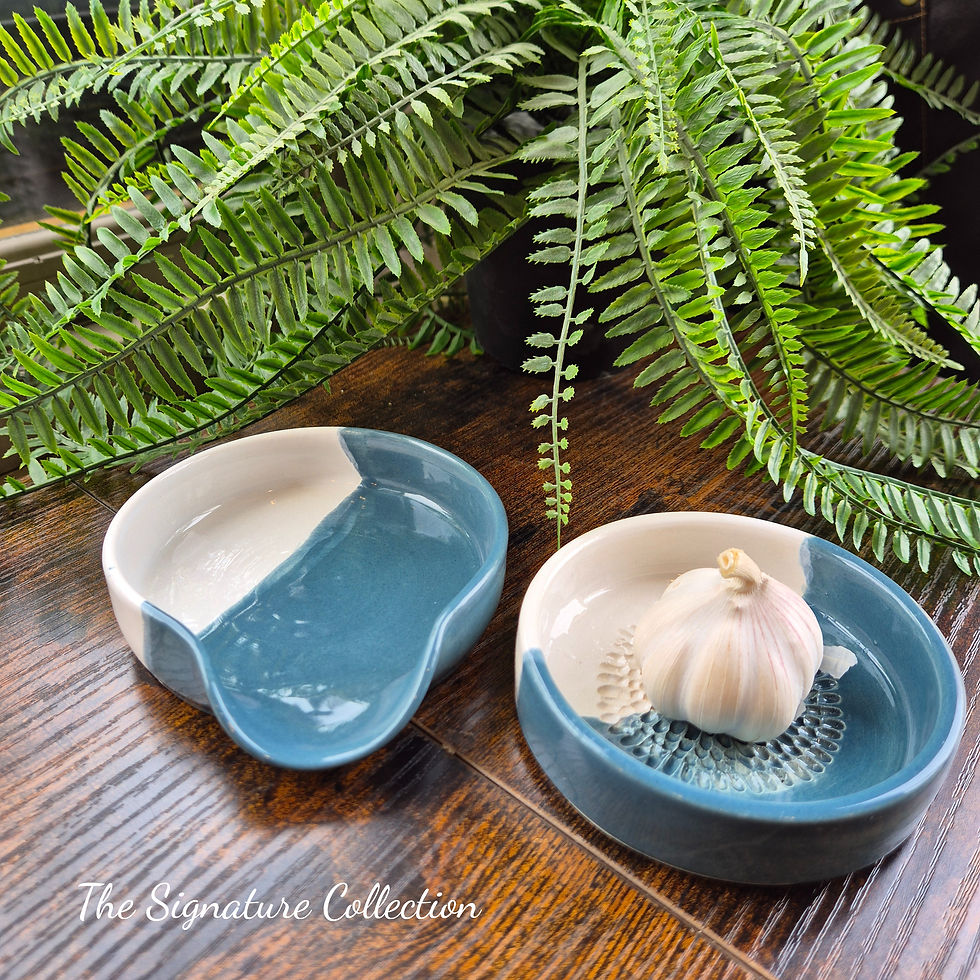 Thumbnail: Spoon Rest & Garlic Dish due set