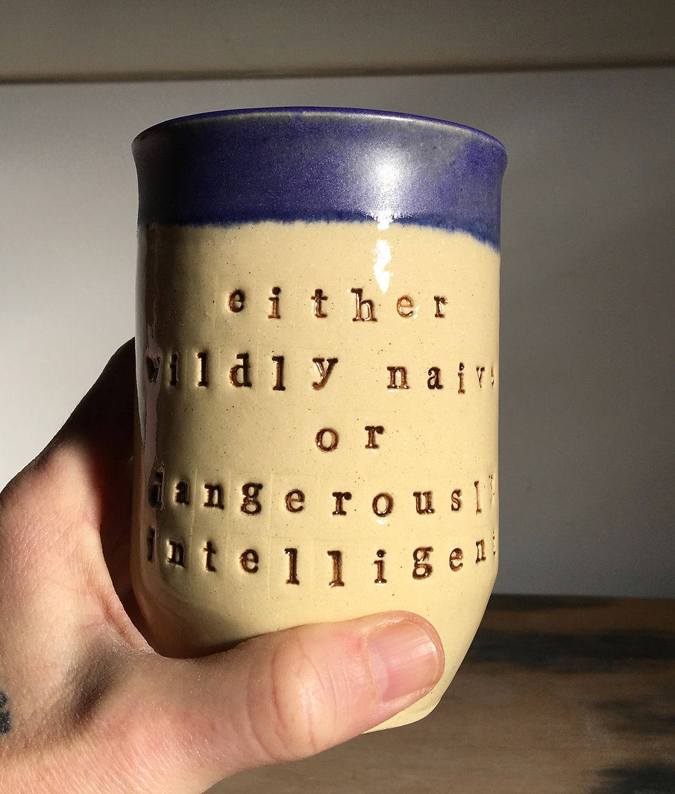 Thumbnail: Either Wildly Naive or Dangerously Intelligent Cup (Lapis)