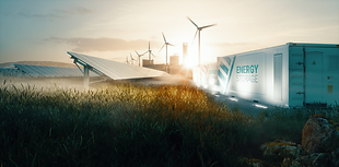 Smart grid renewable energy system solution for future smart cities at sunset.png