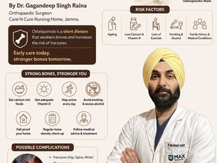 Osteoporosis: Protecting Your Bones for a Stronger Future By Dr. Gagandeep Singh Raina