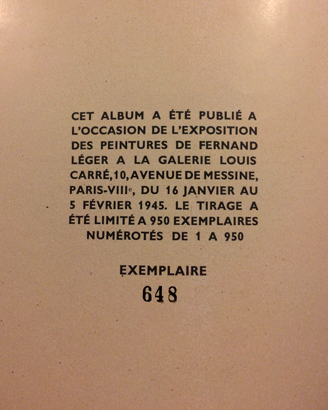 Thumbnail: Bazaine: Léger. Peintures antérieures a 1940
