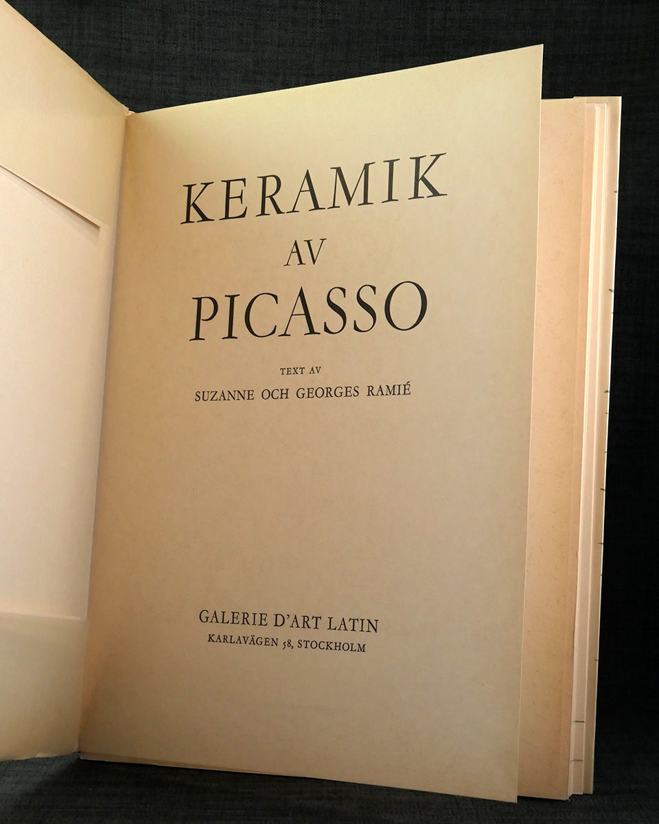 Miniatyrbild: Keramik av Picasso / Ceramiques de Picasso, 1948
