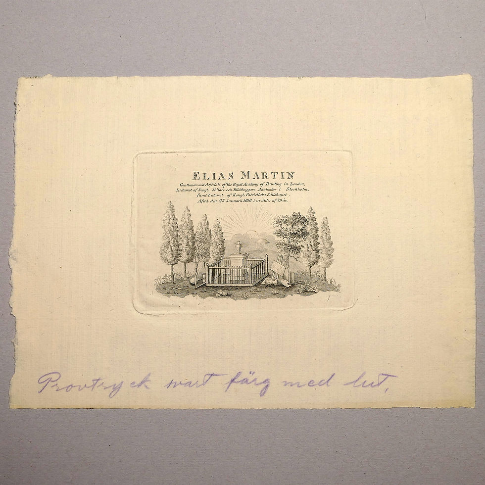 Miniatyrbild: Gravvård för Elias Martin