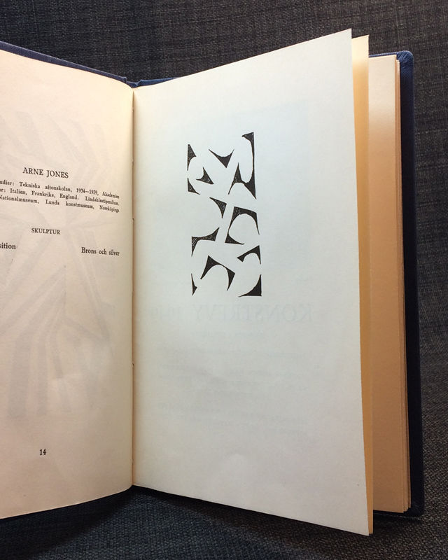 Thumbnail: Eklund: Konkret, 1949. Författarens exemplar