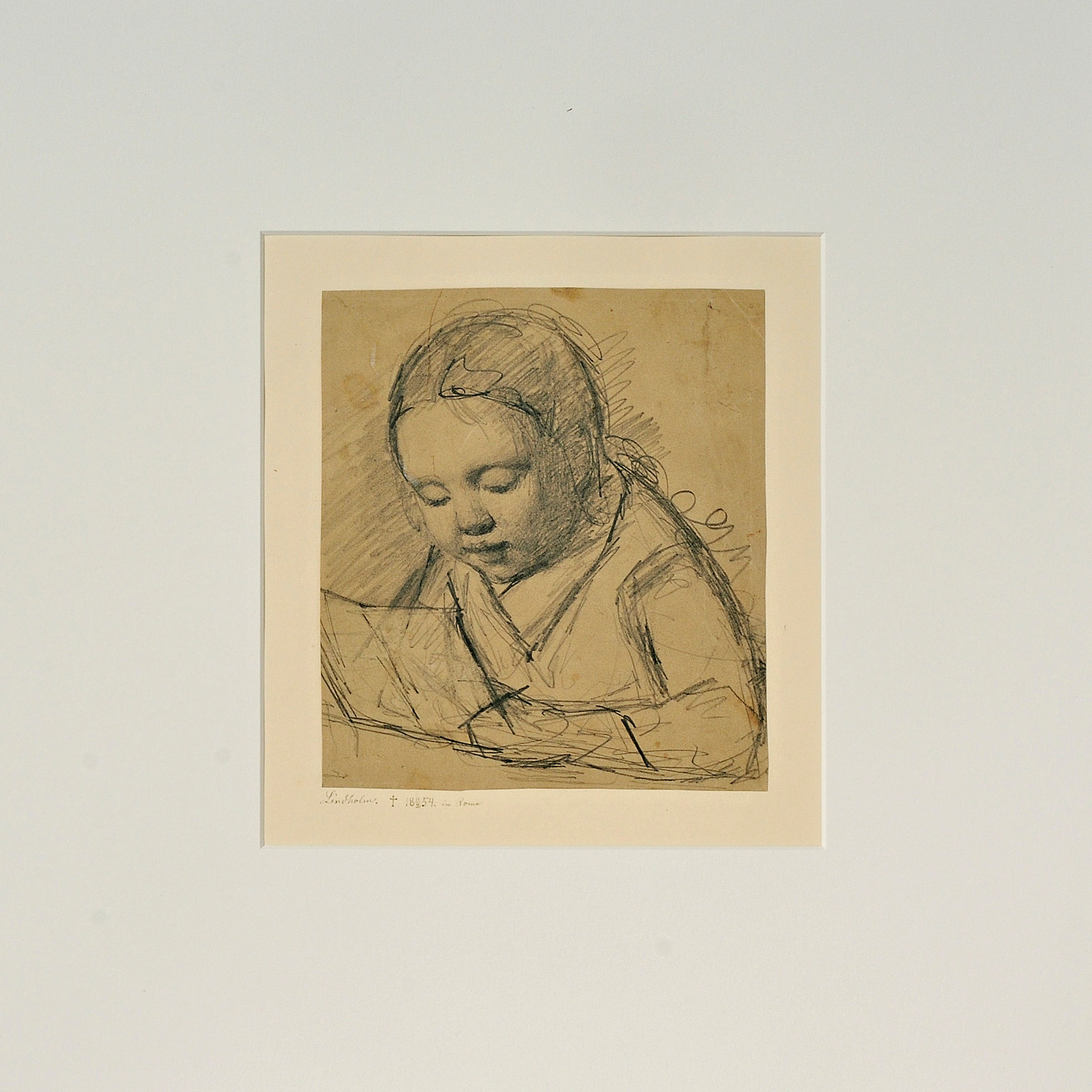 Lorentz August Lindholm: Läsande barn