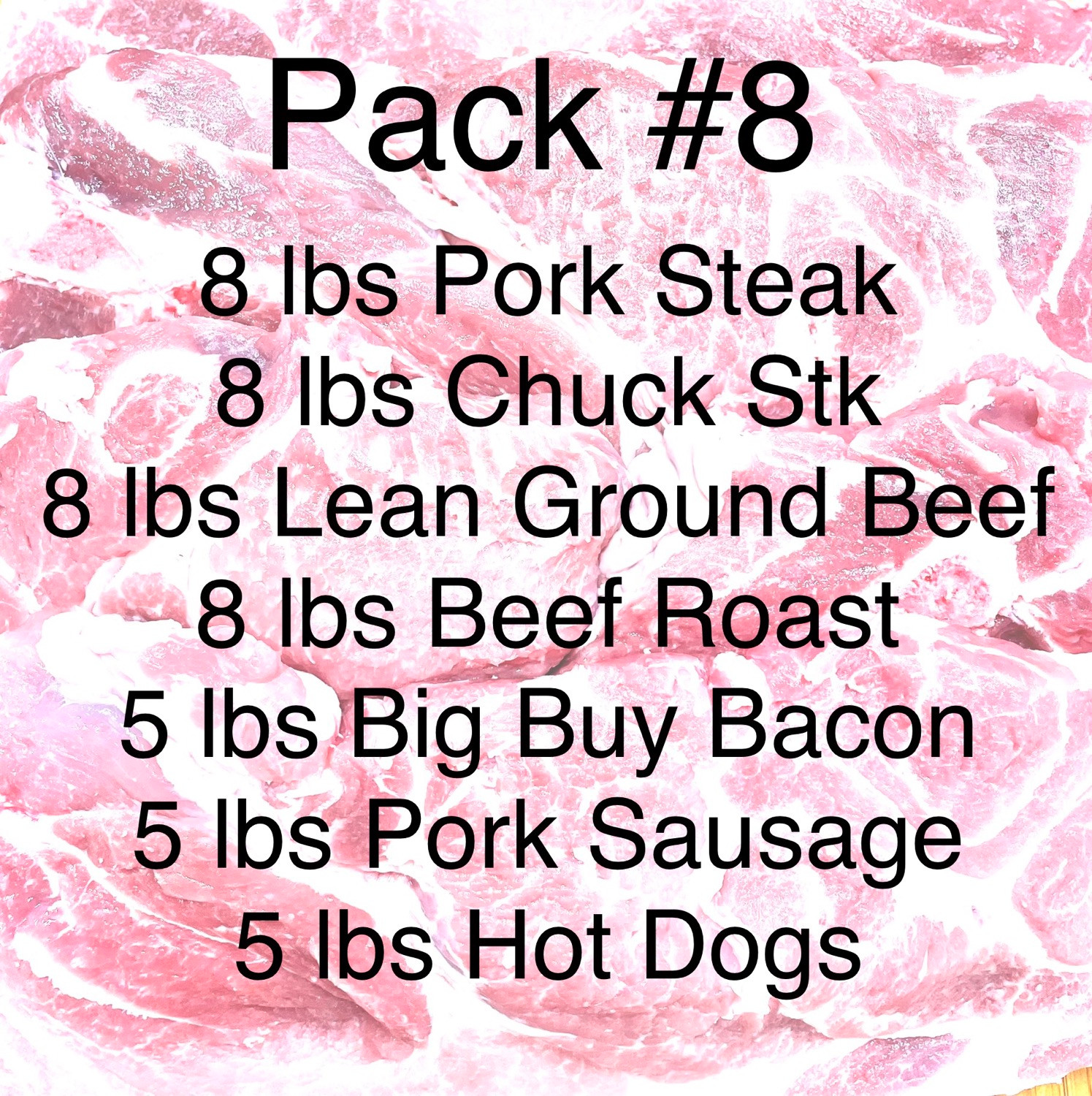 Pack #8 47 lbs