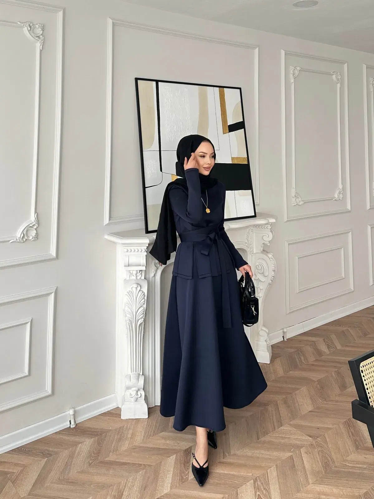 Esla Scuba Etekli Takım(ŞAL HEDİYE) TK100432 – Lacivert