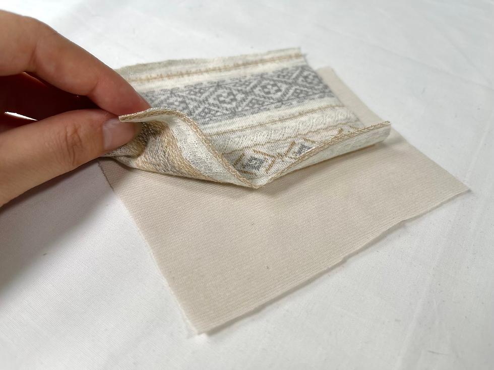 サムネイル： フェアアイルボーダーの半袖シャツ・タンクトップ