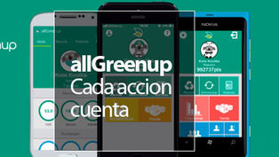 allGreenup, la app que te premia por realizar acciones verdes