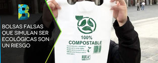 Bolsas falsas que simulan ser ecológicas representan un riesgo ambiental