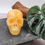 Miniature : Crâne en Calcite jaune