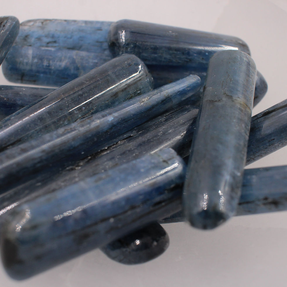 Miniature : Cyanite / Kyanite roulée