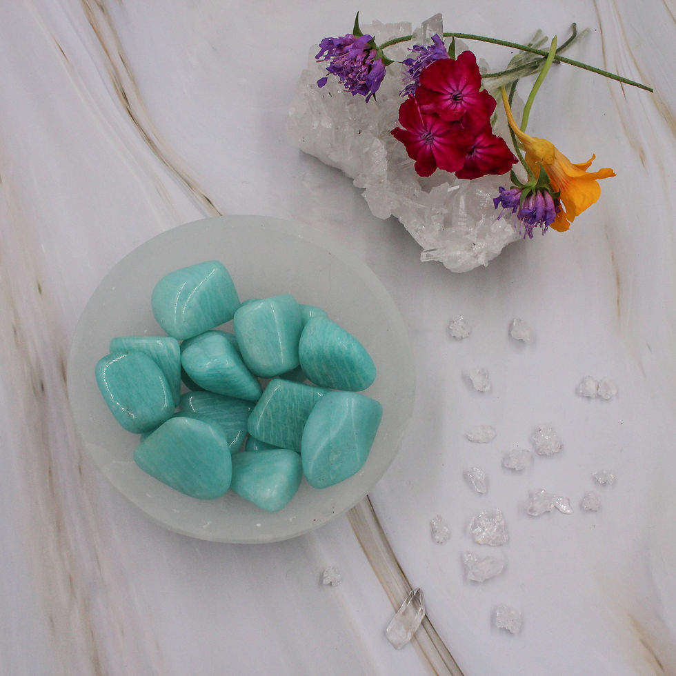Miniature : Amazonite AA roulée