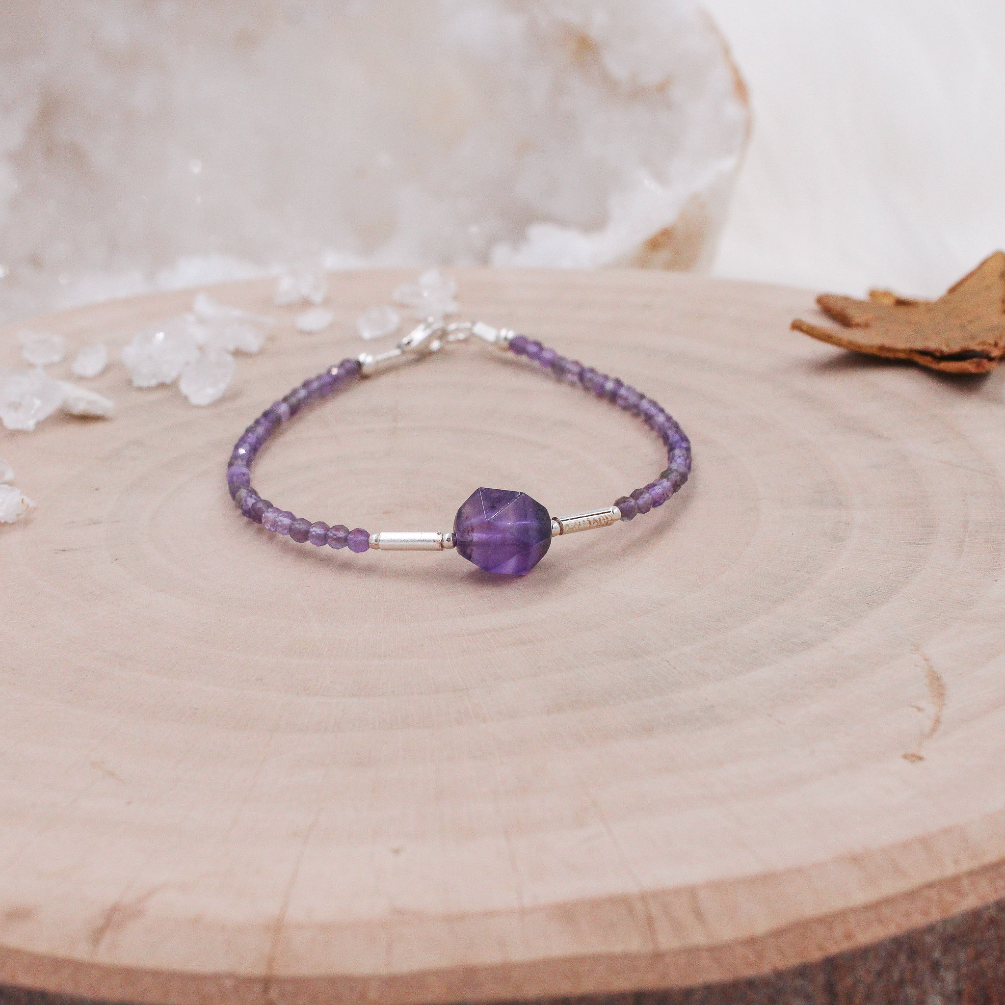 Bracelet prestige Améthyste