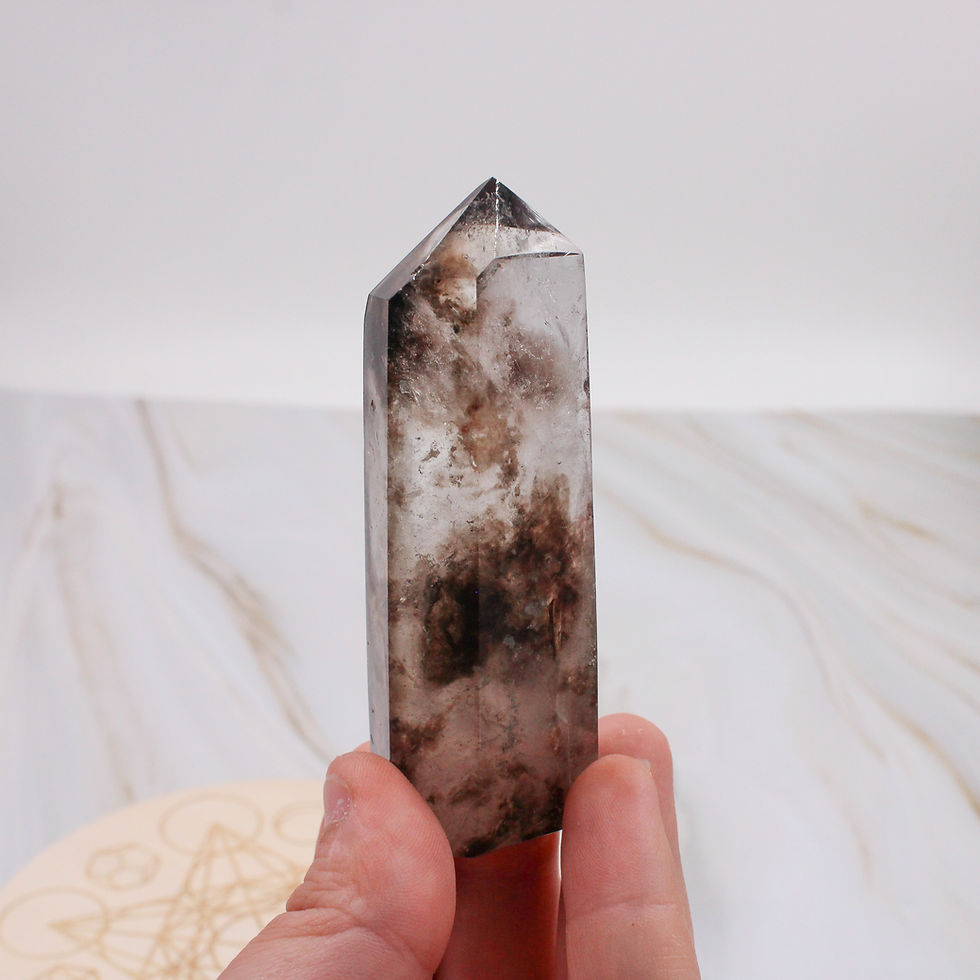 Miniature : Pointe cristal Quartz enfumé