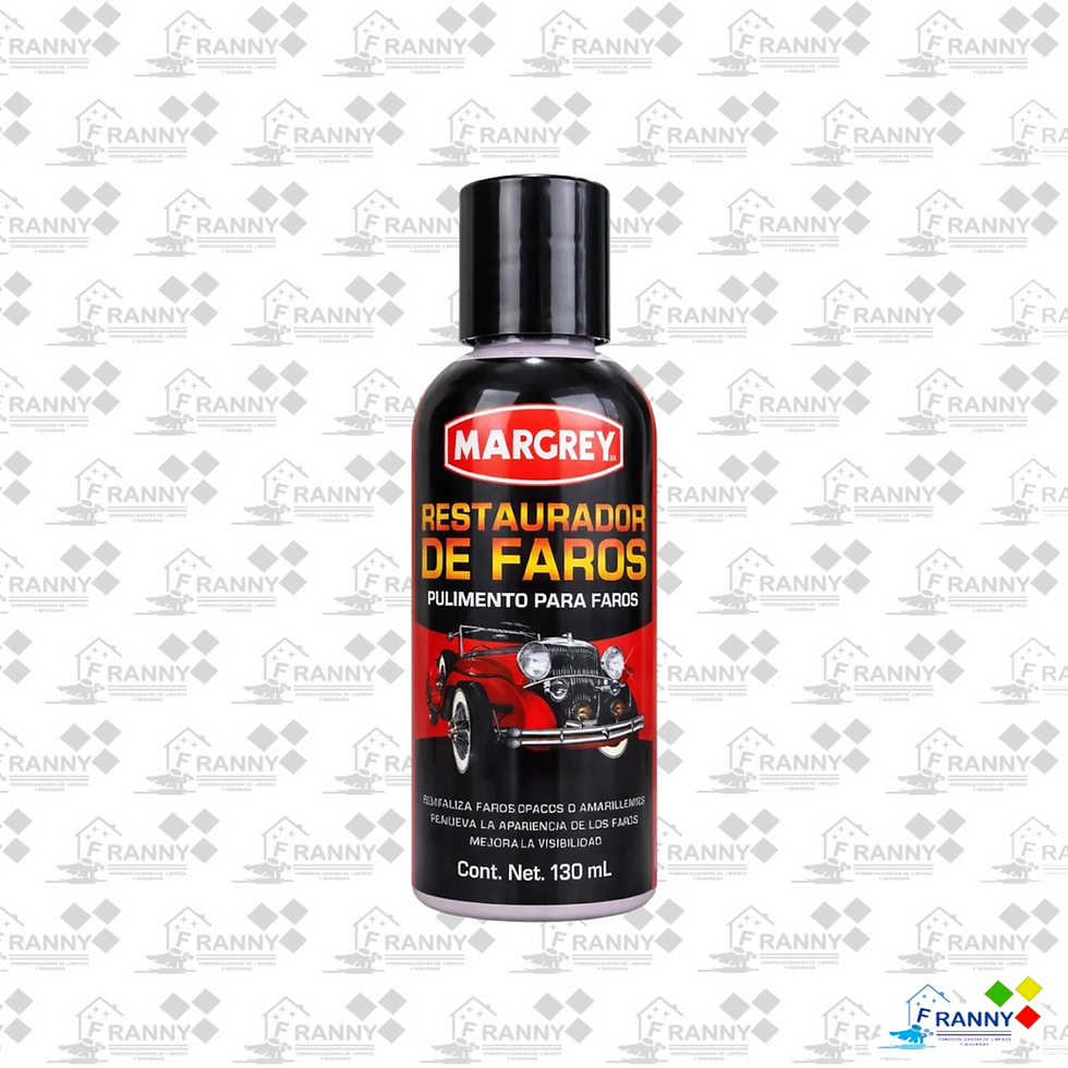 Botella Margrey Restaurador de Faros, pulimento para faros.