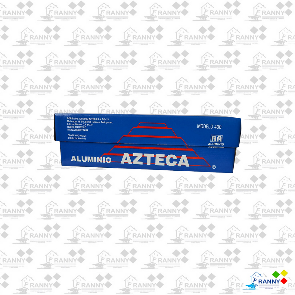 Caja azul de Aluminio Azteca, Modelo 400