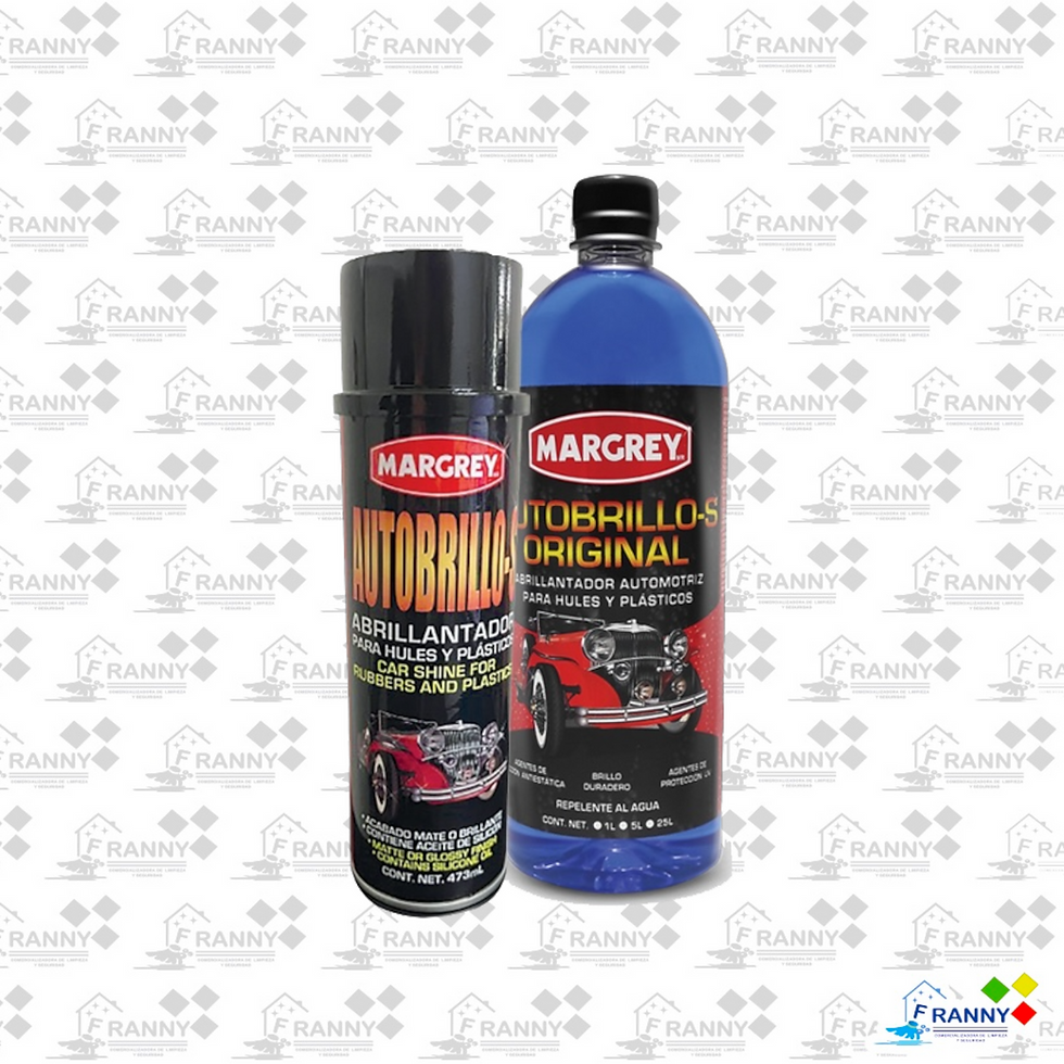 Productos Margrey Autobrillos: spray y botella