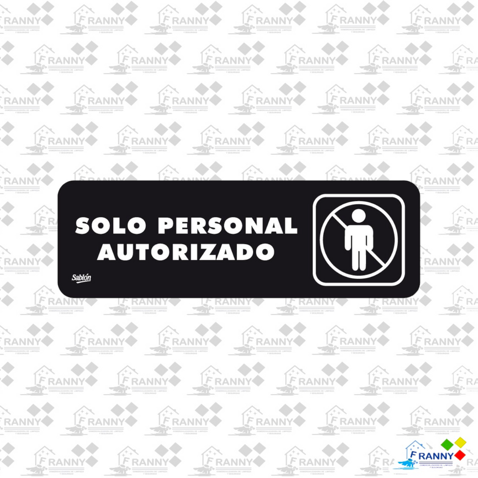 Solo personal autorizado, acceso prohibido