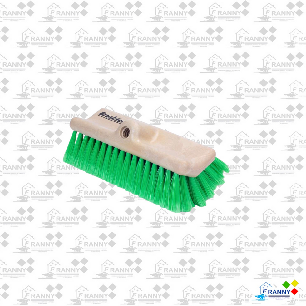 Cepillo de limpieza con cerdas verdes