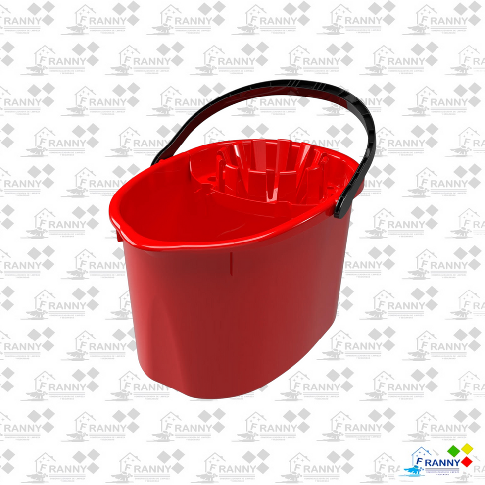 Contenedor RPBI rojo con asa